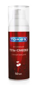 Гель-смазка Torex Спелая вишня с дозатором 50мл